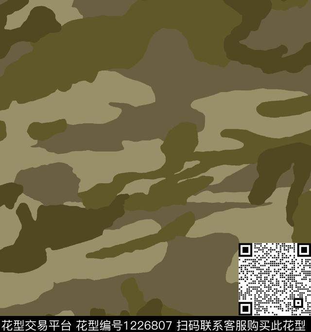 女装传统华亿平台迷彩传统印花华亿平台下载（图片编号: 1226807） - 瓦栏（Walan）