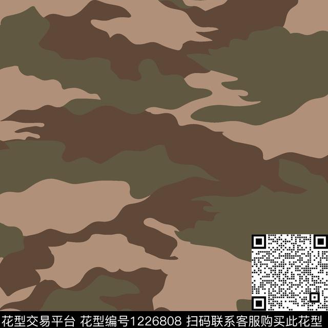 女装传统华亿平台迷彩传统印花华亿平台下载（图片编号: 1226808） - 瓦栏（Walan）