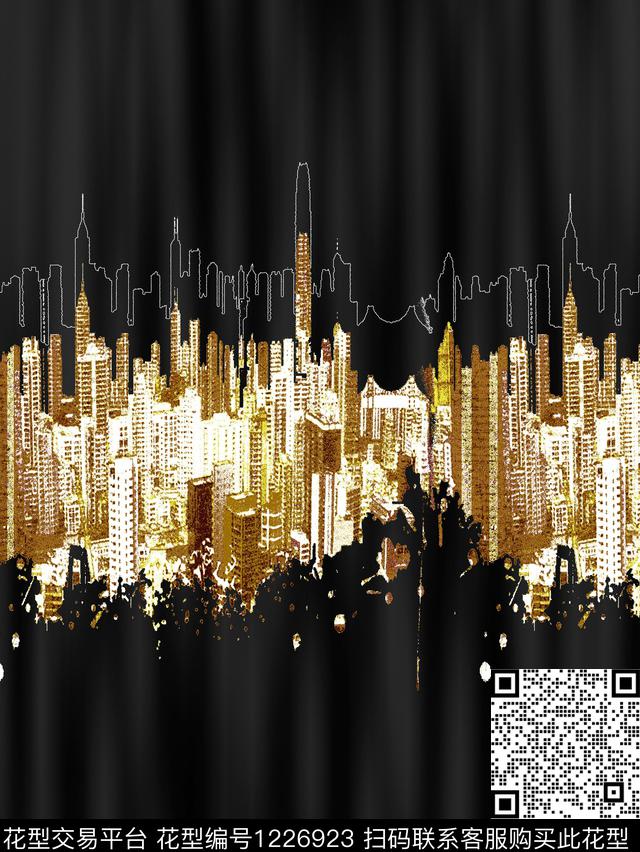 男装数码华亿平台定位花数码印花华亿平台下载（图片编号: 1226923） - 瓦栏（Walan）