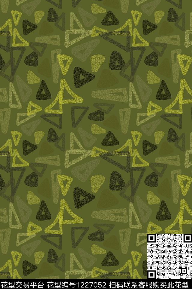 几何密铺几何手绘线条笔触数码印花华亿平台下载（图片编号: 1227052） - 瓦栏（Walan）