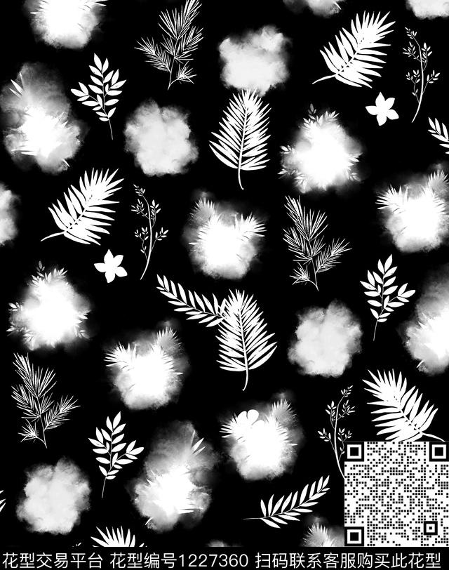 水墨风笔画Strokes数码印花华亿平台下载（图片编号: 1227360） - 瓦栏（Walan）