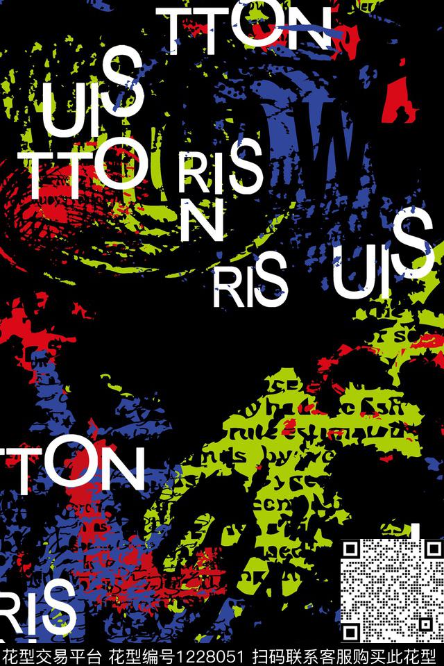 字母大牌风潮牌传统印花华亿平台下载（图片编号: 1228051） - 瓦栏（Walan）