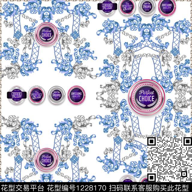 大牌风狐狸方巾数码印花华亿平台下载（图片编号: 1228170） - 瓦栏（Walan）