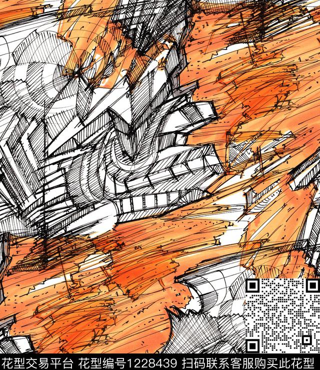 迷彩几何abstract数码印花华亿平台下载（图片编号: 1228439） - 瓦栏（Walan）