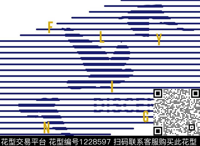 春夏华亿平台几何动物数码印花华亿平台下载（图片编号: 1228597） - 瓦栏（Walan）