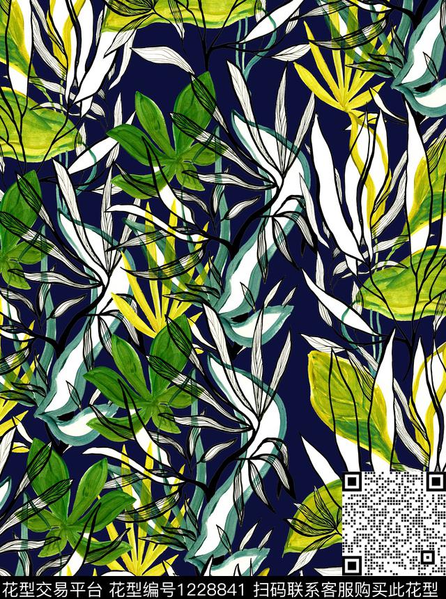 水彩花卉小碎花watercolor数码印花华亿平台下载（图片编号: 1228841） - 瓦栏（Walan）