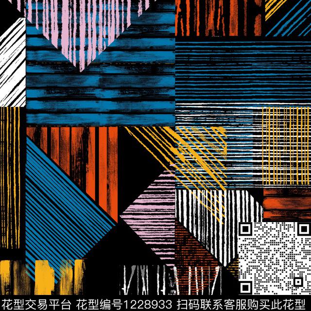 时尚绿植树叶花卉传统印花华亿平台下载（图片编号: 1228933） - 瓦栏（Walan）