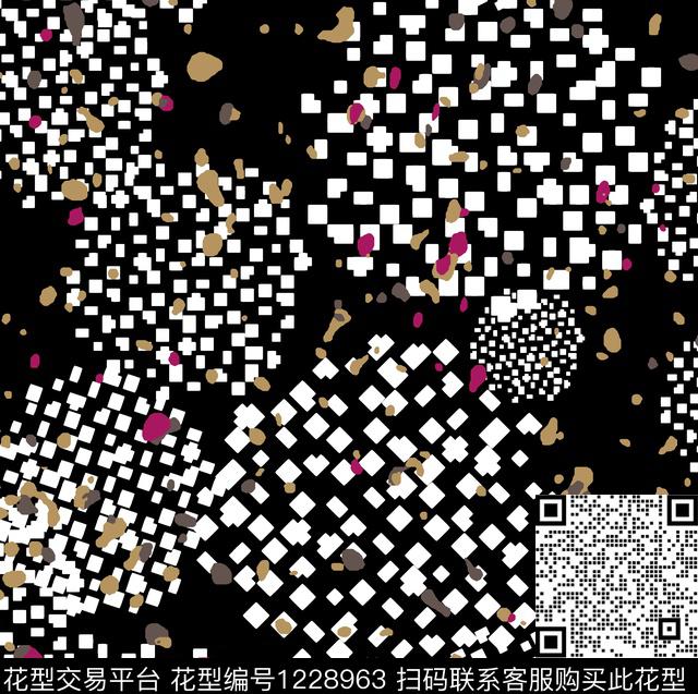 时尚绿植树叶花卉传统印花华亿平台下载（图片编号: 1228963） - 瓦栏（Walan）