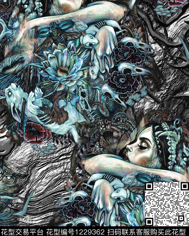 大牌风男装潮牌数码印花华亿平台下载（图片编号: 1229362） - 瓦栏（Walan）