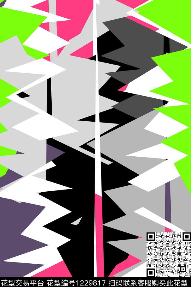 抽象男装运动服休闲传统印花华亿平台下载（图片编号: 1229817） - 瓦栏（Walan）