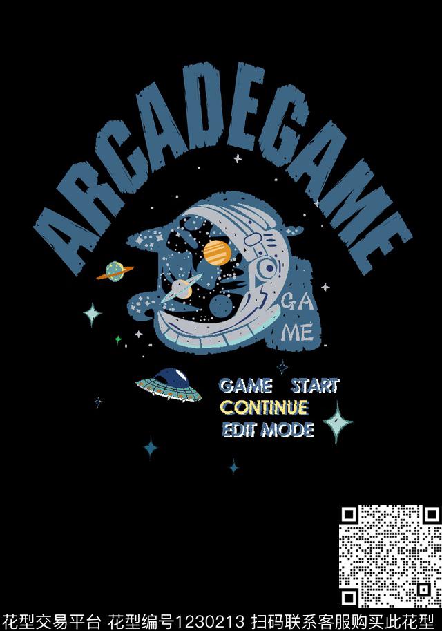 字母星空男装传统印花华亿平台下载（图片编号: 1230213） - 瓦栏（Walan）