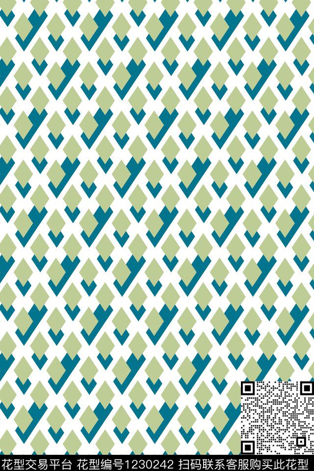 几何传统华亿平台女装传统印花华亿平台下载（图片编号: 1230242） - 瓦栏（Walan）