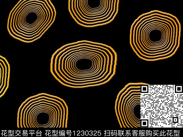 散点排列立体感漩涡数码印花华亿平台下载（图片编号: 1230325） - 瓦栏（Walan）