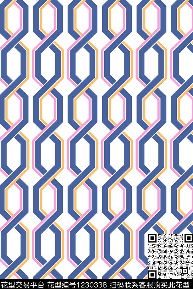 女装几何密集传统印花华亿平台下载（图片编号: 1230338） - 瓦栏（Walan）