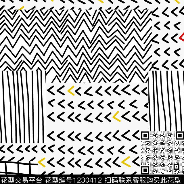 时尚绿植树叶花卉传统印花华亿平台下载（图片编号: 1230412） - 瓦栏（Walan）