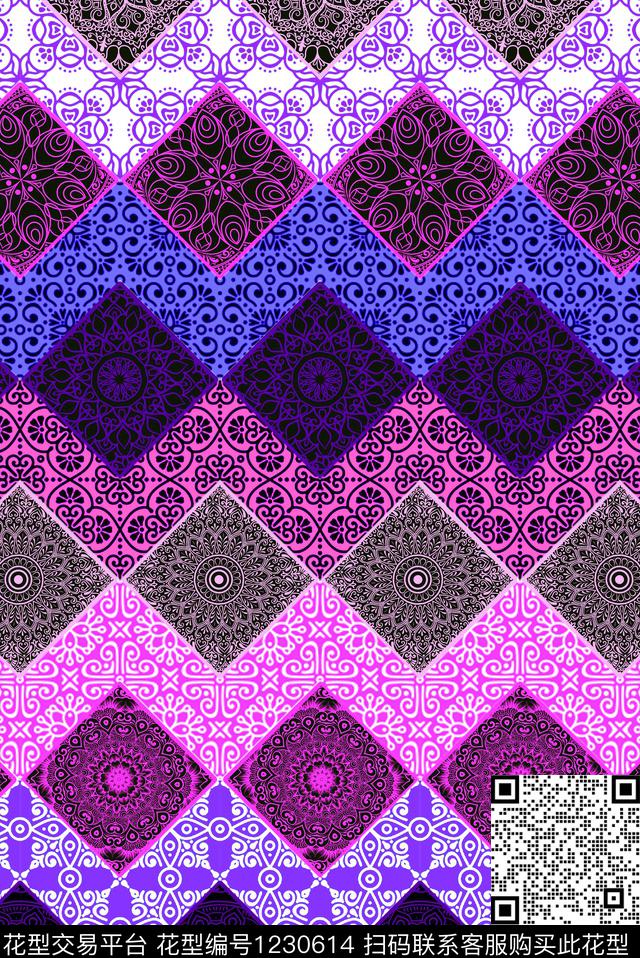 时尚民族风休闲传统印花华亿平台下载（图片编号: 1230614） - 瓦栏（Walan）