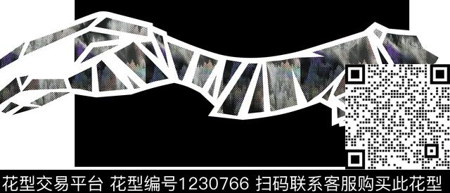 渐变几何混合拼接数码印花华亿平台下载（图片编号: 1230766） - 瓦栏（Walan）