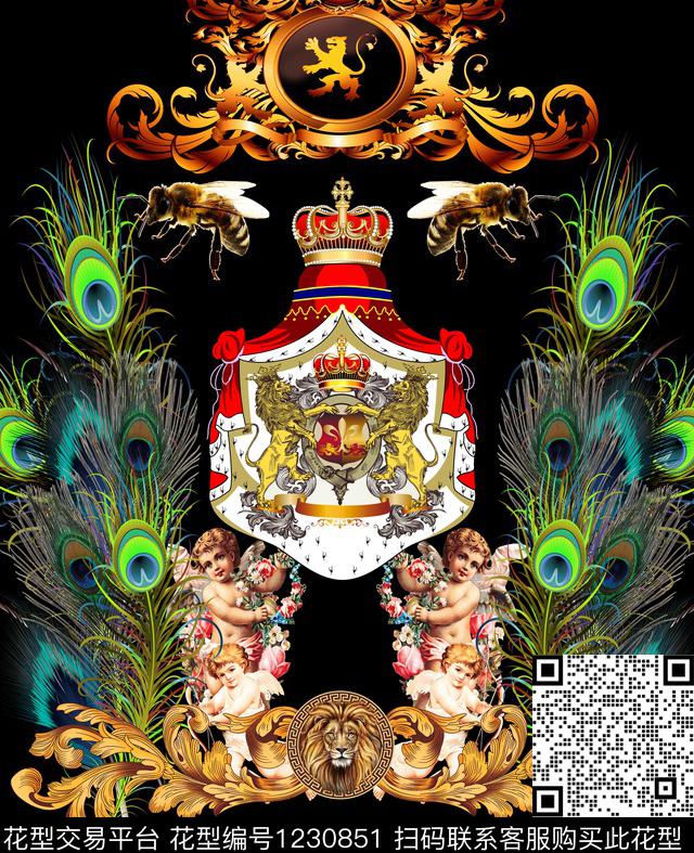 大牌风男装数码华亿平台数码印花华亿平台下载（图片编号: 1230851） - 瓦栏（Walan）