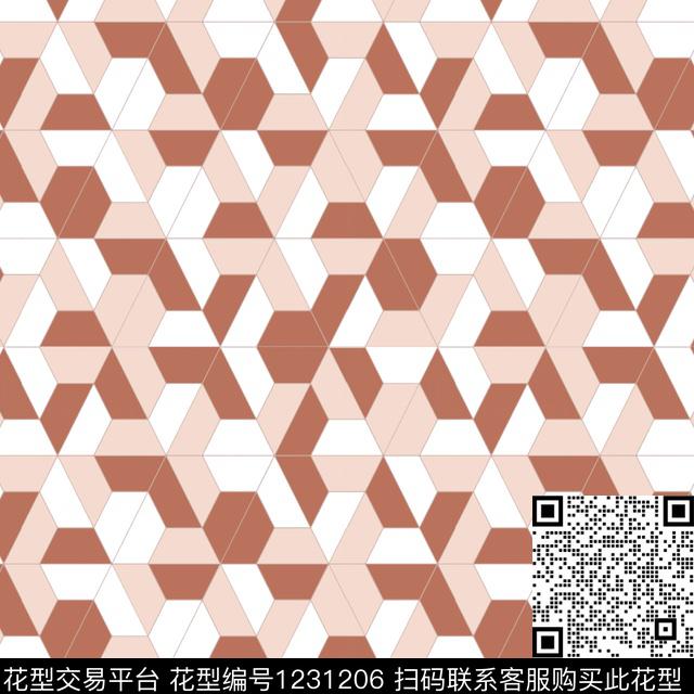 几何男装潮牌传统印花华亿平台下载（图片编号: 1231206） - 瓦栏（Walan）