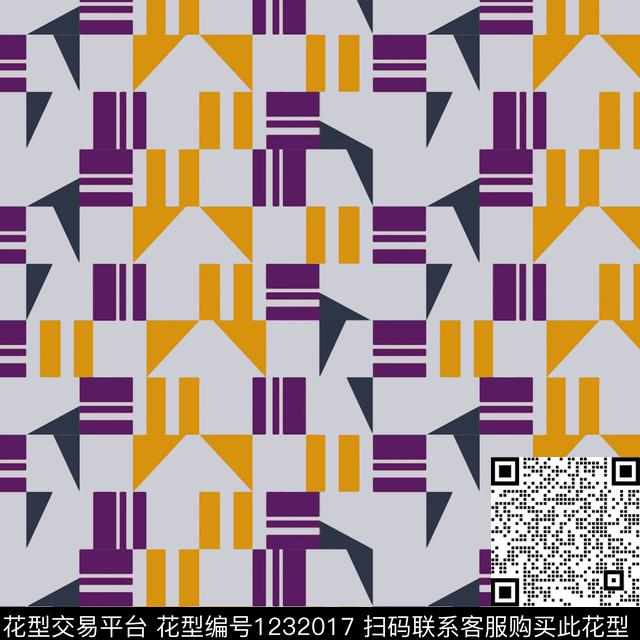 几何男装潮牌数码印花华亿平台下载（图片编号: 1232017） - 瓦栏（Walan）