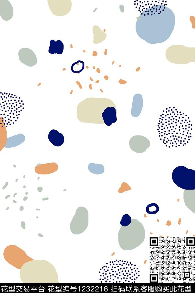 几何波点传统华亿平台传统印花华亿平台下载（图片编号: 1232216） - 瓦栏（Walan）