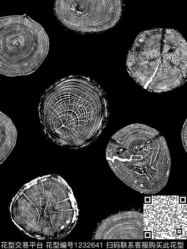 大牌风树轮树数码印花华亿平台下载（图片编号: 1232641） - 瓦栏（Walan）