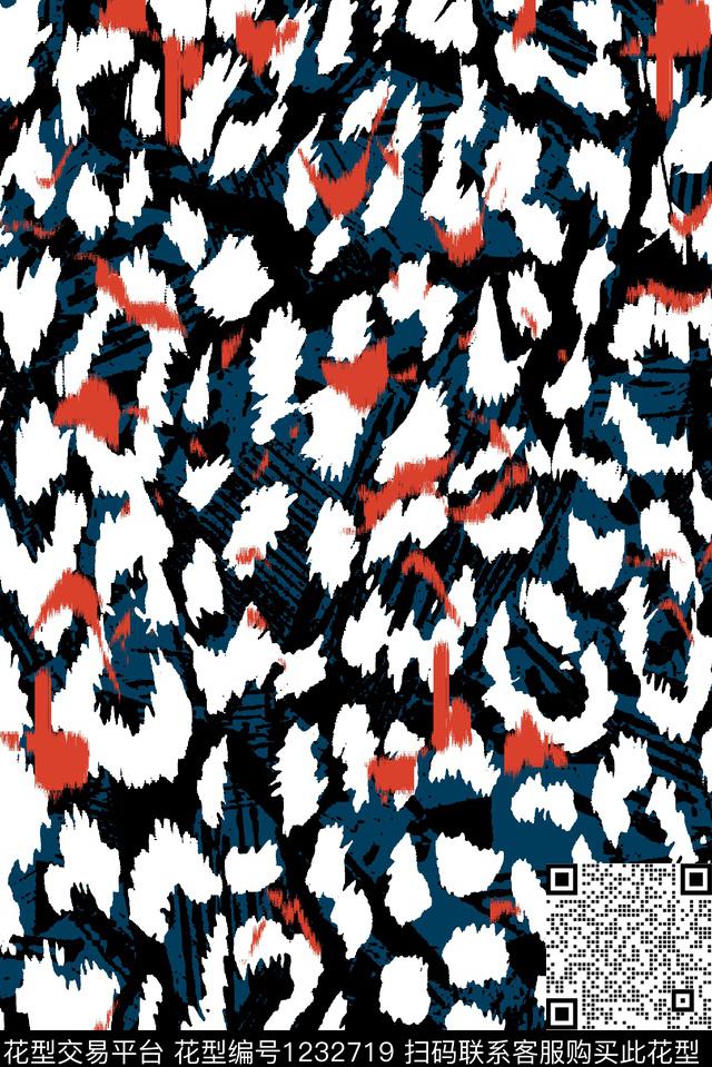 休闲大牌风抽象传统印花华亿平台下载（图片编号: 1232719） - 瓦栏（Walan）