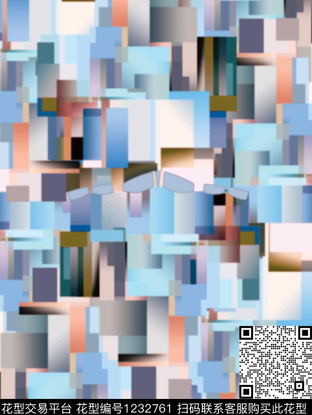 大牌风几何男装传统印花华亿平台下载（图片编号: 1232761） - 瓦栏（Walan）