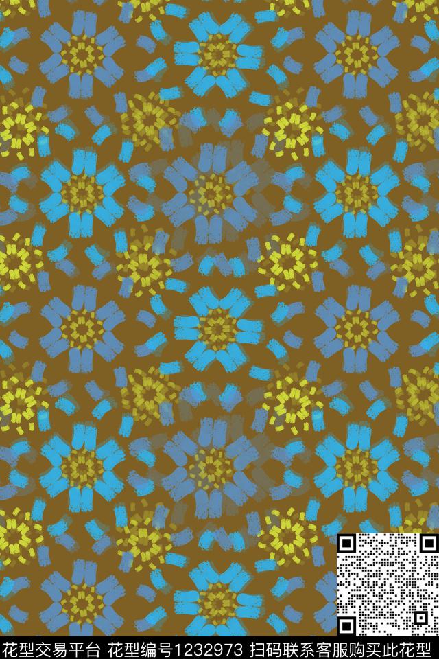 植物男装休闲花卉渐变色彩数码印花华亿平台下载（图片编号: 1232973） - 瓦栏（Walan）