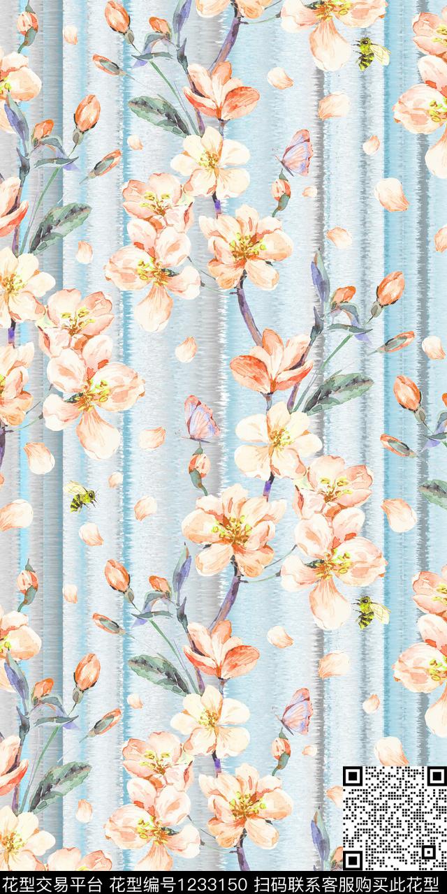 女装数码华亿平台花卉数码印花华亿平台下载（图片编号: 1233150） - 瓦栏（Walan）