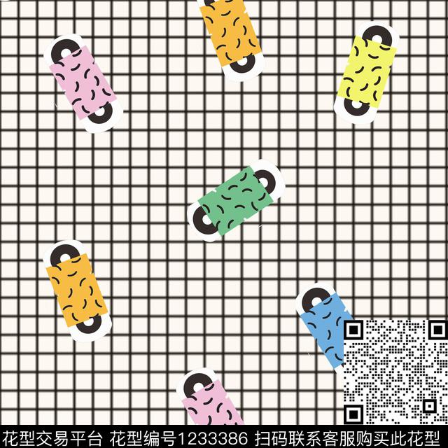 大牌风线条几何传统印花华亿平台下载（图片编号: 1233386） - 瓦栏（Walan）