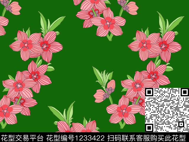 复古散点排列雅致数码印花华亿平台下载（图片编号: 1233422） - 瓦栏（Walan）