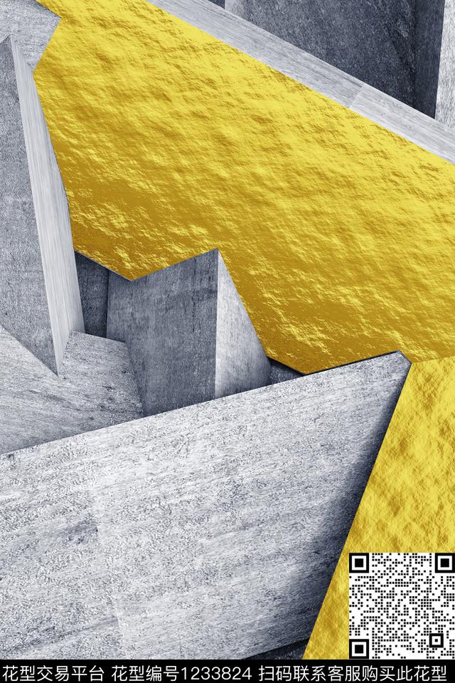 大牌风线条潮牌数码印花华亿平台下载（图片编号: 1233824） - 瓦栏（Walan）