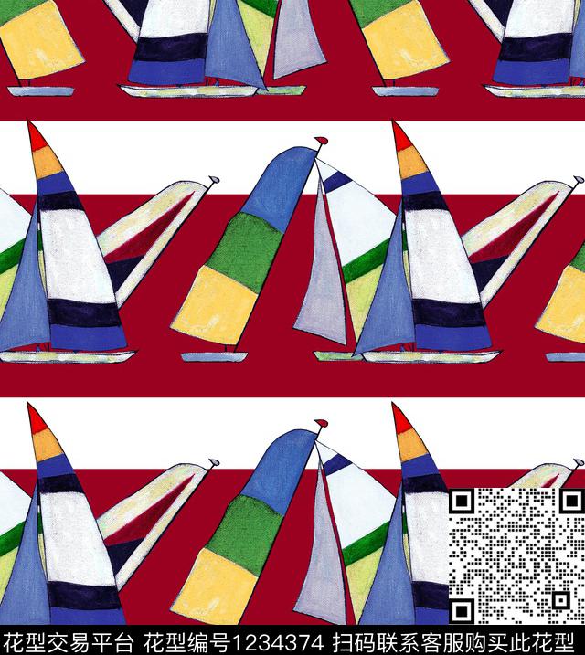 水果热带鱼小碎花数码印花华亿平台下载（图片编号: 1234374） - 瓦栏（Walan）