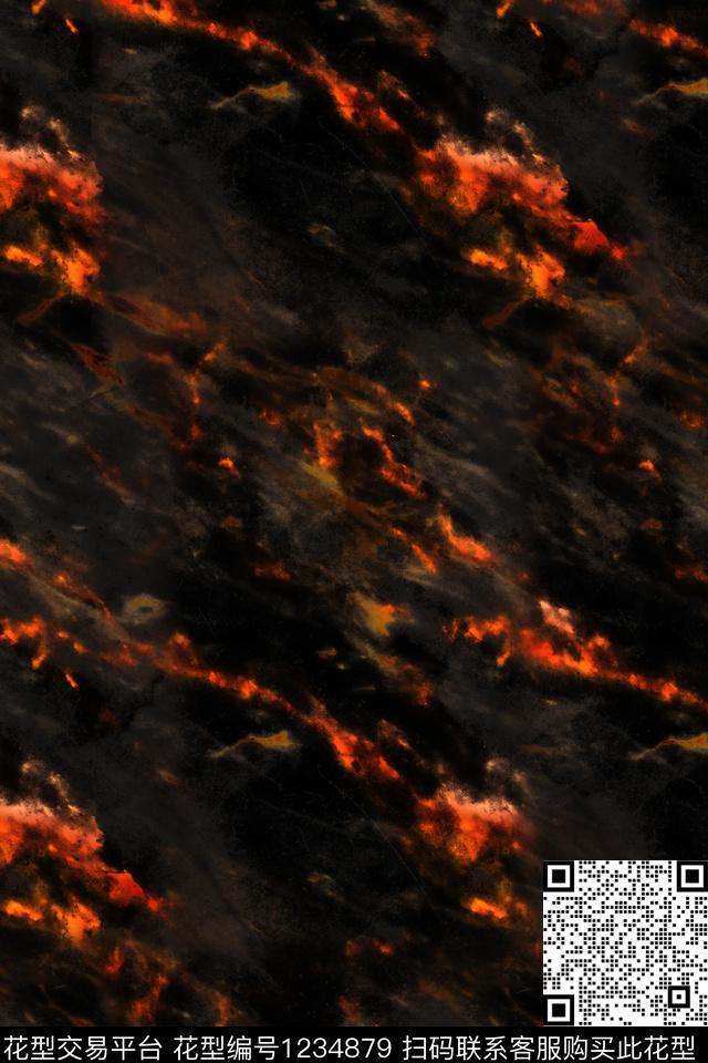 手绘大理石纹理数码印花华亿平台下载（图片编号: 1234879） - 瓦栏（Walan）