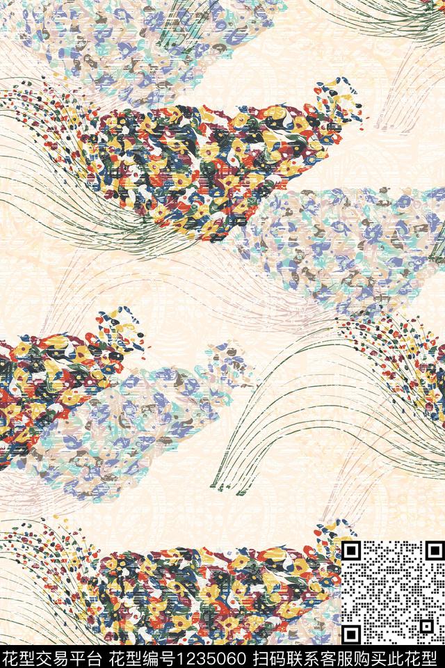 几何女装数码华亿平台数码印花华亿平台下载（图片编号: 1235060） - 瓦栏（Walan）