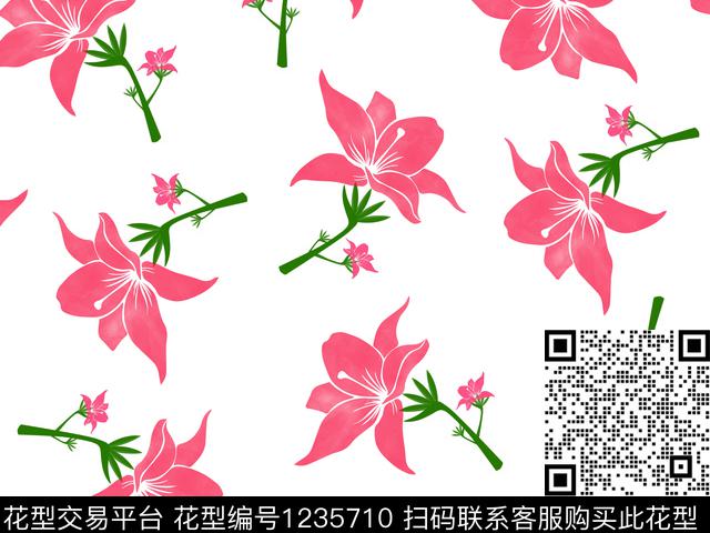 小碎花女装淑女数码印花华亿平台下载（图片编号: 1235710） - 瓦栏（Walan）