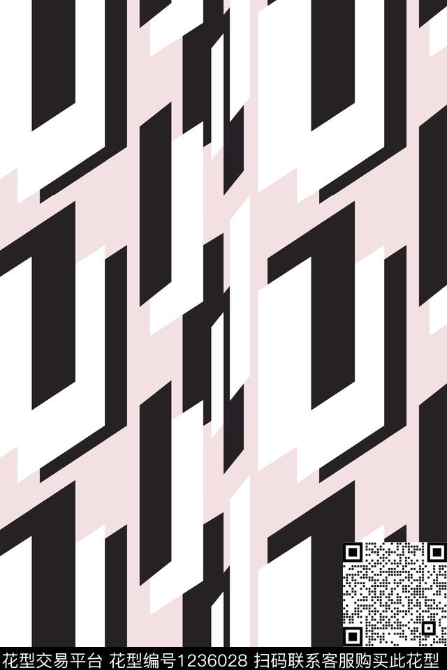 简约几何大牌风传统印花华亿平台下载（图片编号: 1236028） - 瓦栏（Walan）