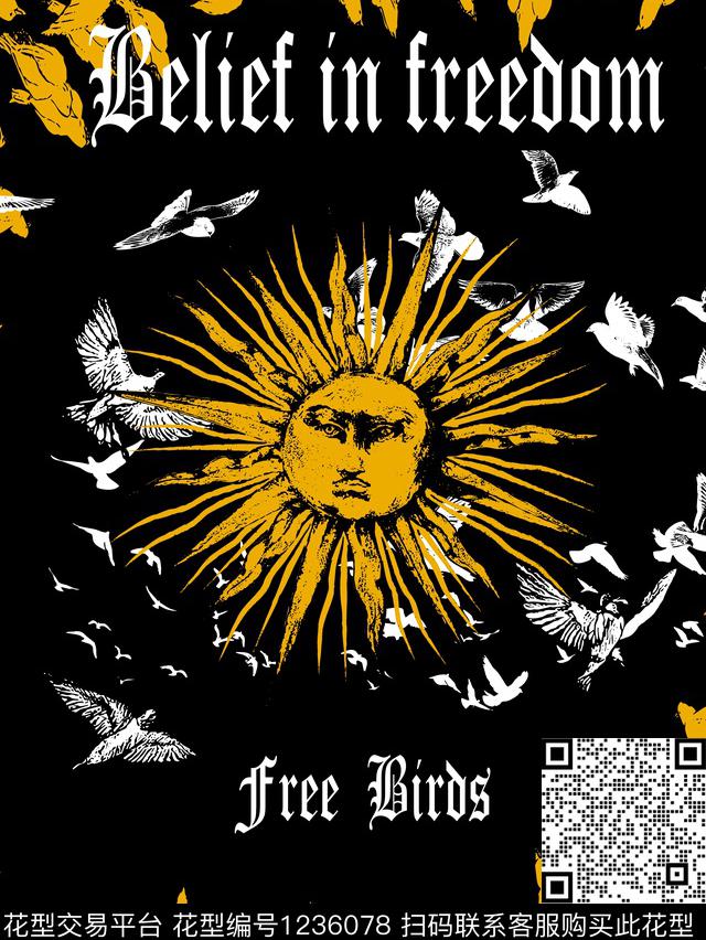 字母大牌风潮牌传统印花华亿平台下载（图片编号: 1236078） - 瓦栏（Walan）