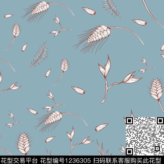 小碎花少女女装传统印花华亿平台下载（图片编号: 1236305） - 瓦栏（Walan）