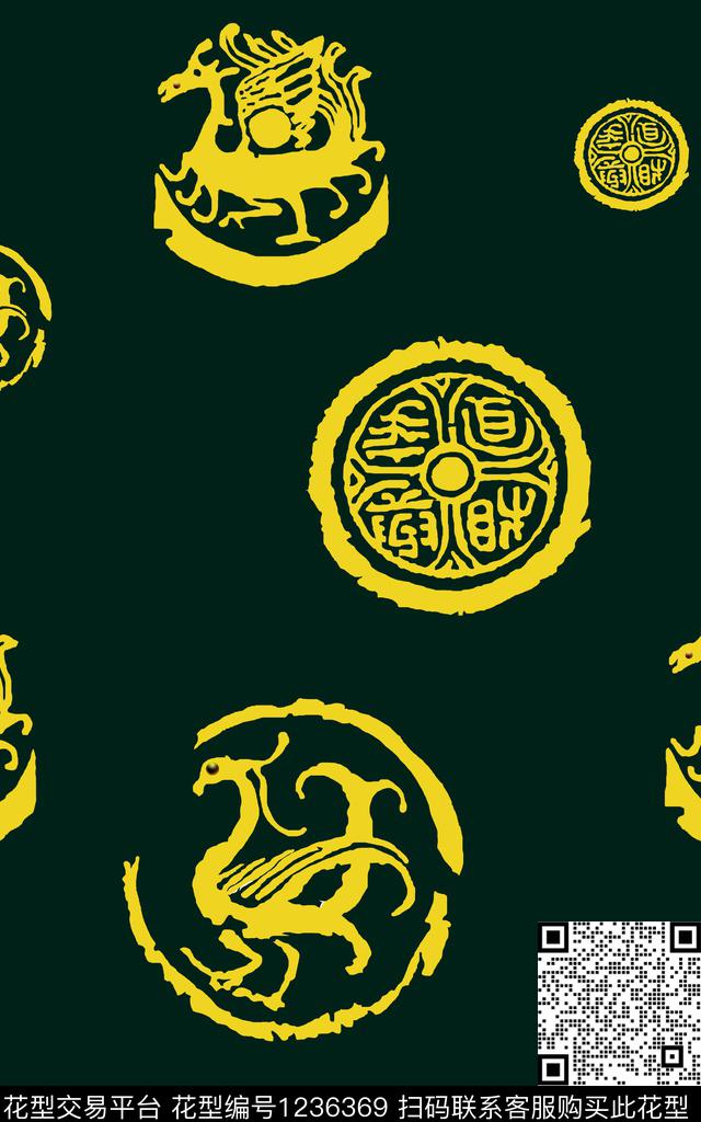 男装几何大牌风传统印花华亿平台下载（图片编号: 1236369） - 瓦栏（Walan）