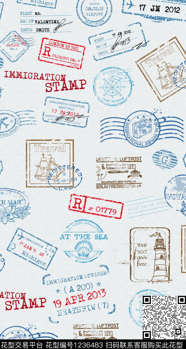 欧洲复古印花传统印花华亿平台下载（图片编号: 1236483） - 瓦栏（Walan）