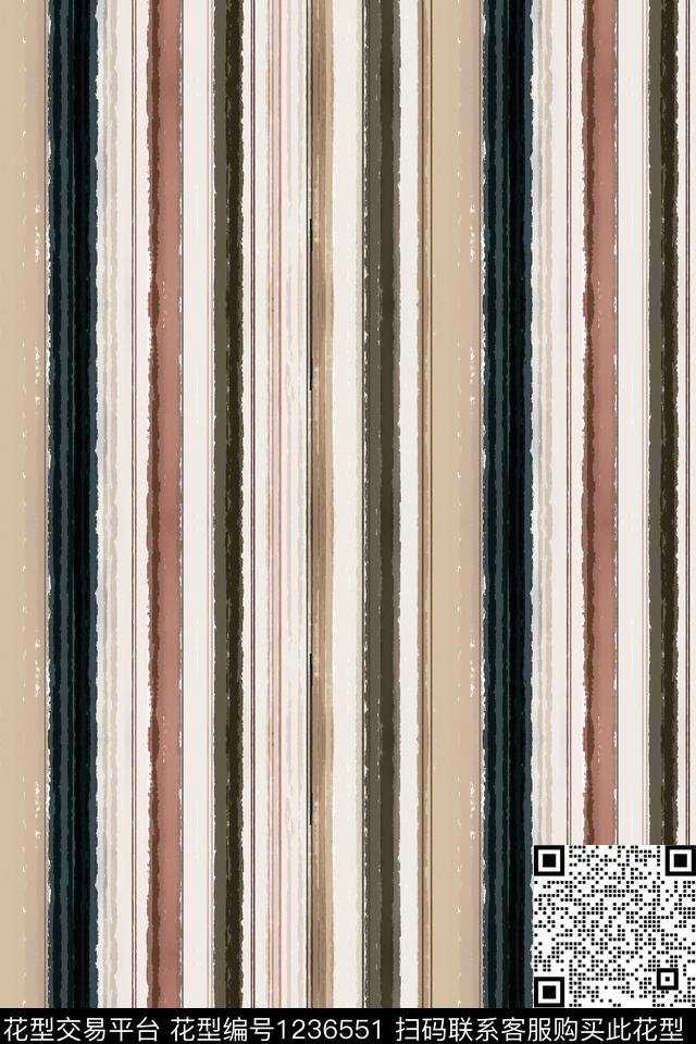 文艺条纹复古传统印花华亿平台下载（图片编号: 1236551） - 瓦栏（Walan）