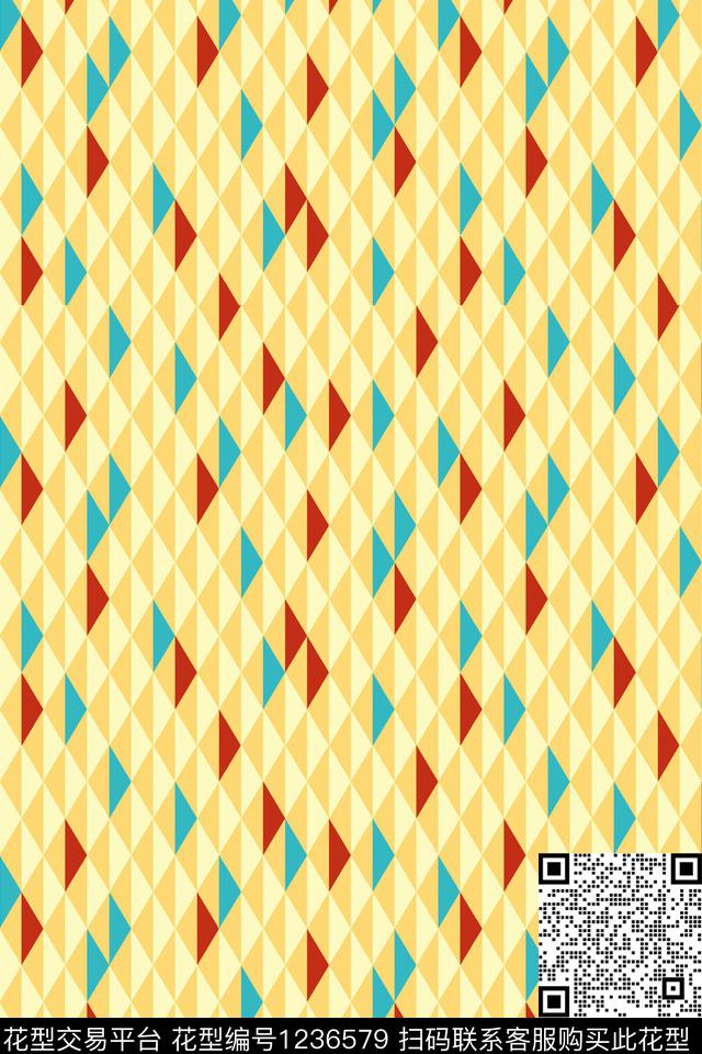 文艺复古格子传统印花华亿平台下载（图片编号: 1236579） - 瓦栏（Walan）