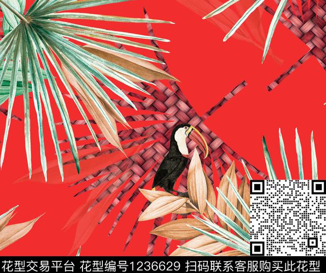 休闲热带华亿平台数码华亿平台数码印花华亿平台下载（图片编号: 1236629） - 瓦栏（Walan）