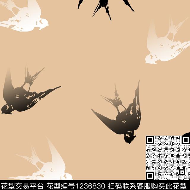 鸟趣味大牌风传统印花华亿平台下载（图片编号: 1236830） - 瓦栏（Walan）