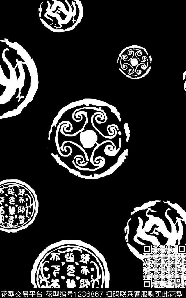 男装几何大牌风传统印花华亿平台下载（图片编号: 1236867） - 瓦栏（Walan）