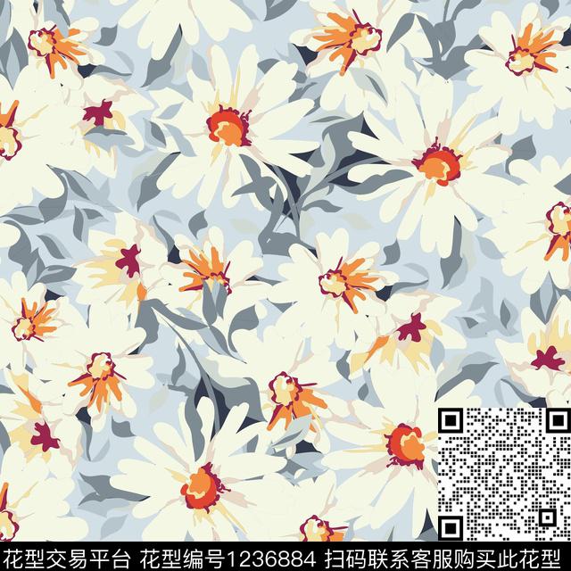 小清新大牌风潮牌传统印花华亿平台下载（图片编号: 1236884） - 瓦栏（Walan）