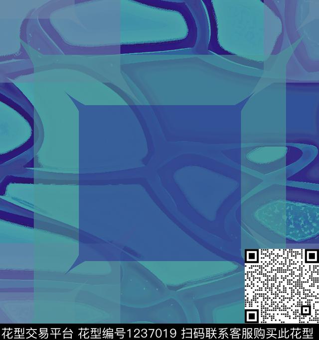 格子颜色抽象数码印花华亿平台下载（图片编号: 1237019） - 瓦栏（Walan）