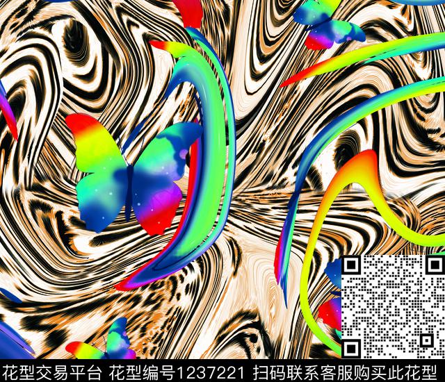 炫彩游泳颜色数码印花华亿平台下载（图片编号: 1237221） - 瓦栏（Walan）
